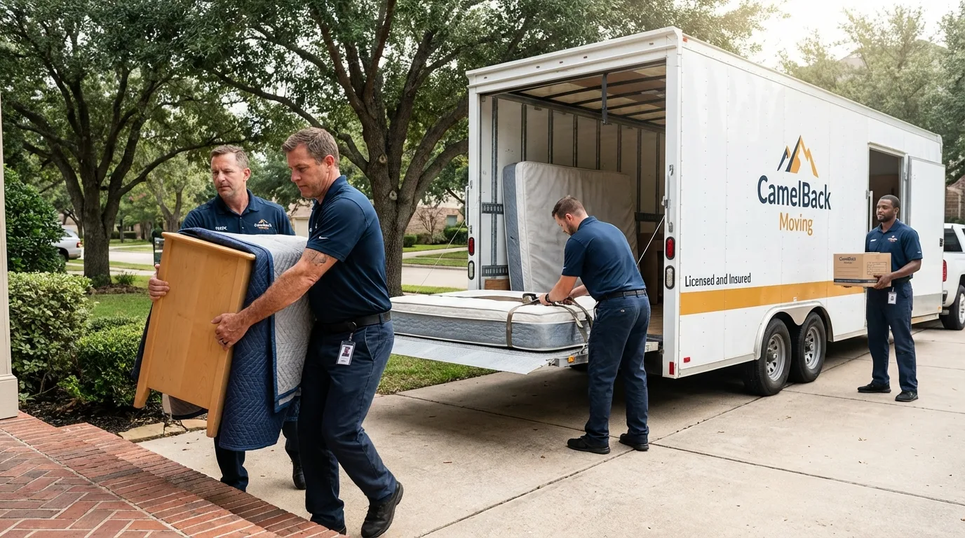 Crew loading residential truck for cross-state move from Vanceburg, KY